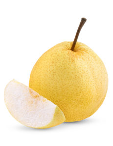 pear fruit isolated on white background